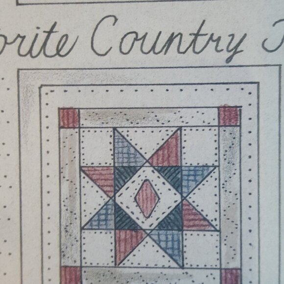 Country Wall Plaque Picture Matted Glass Angel Cat Cow Favorite Country Things - Picture 7 of 11